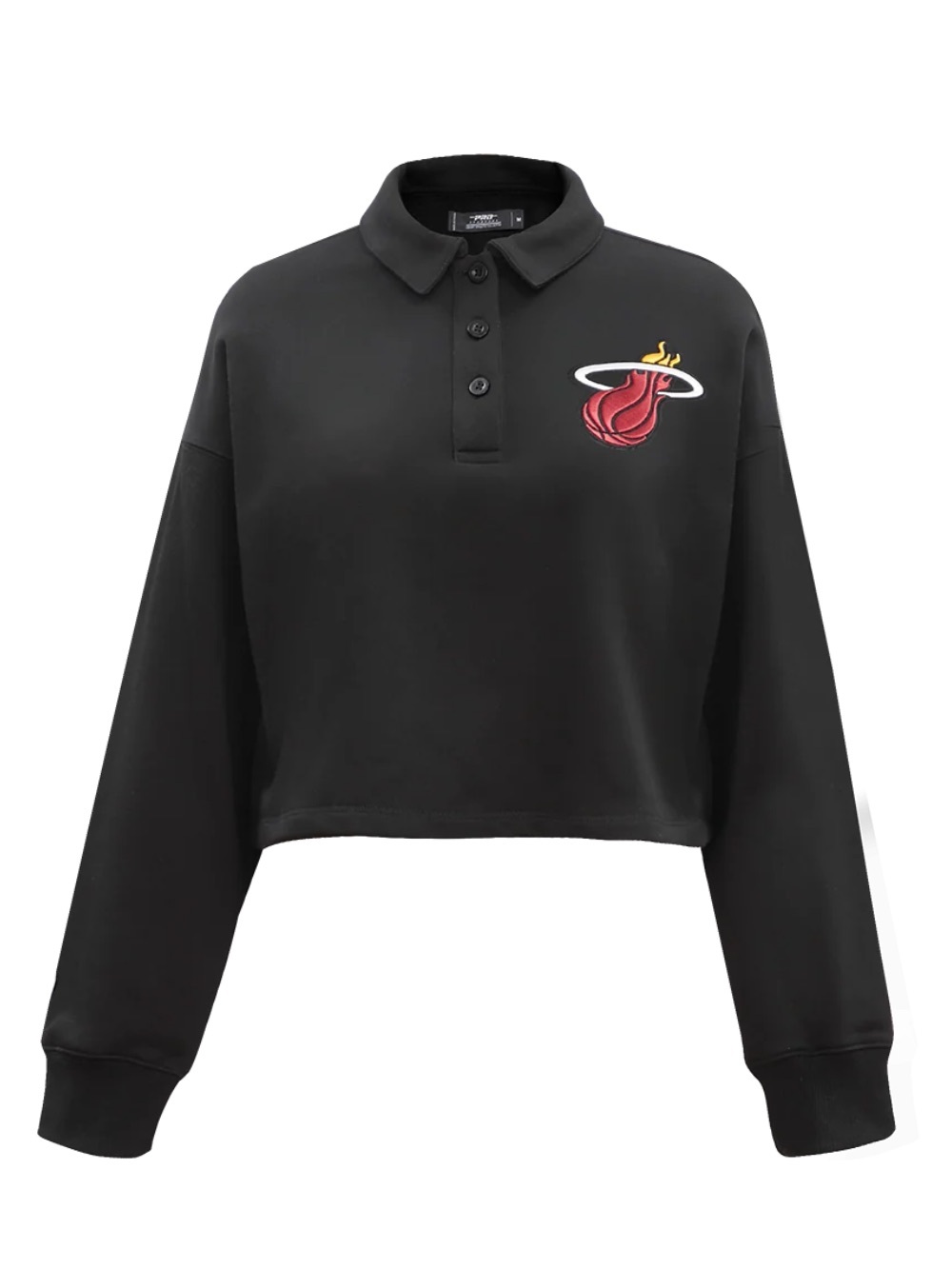 Miami Heat Court Culture Cropped Women’s Polo Sweatshirt